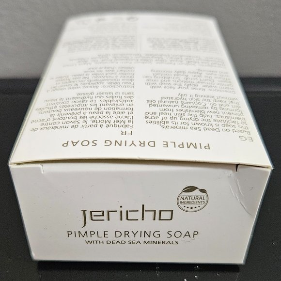 JERICHO DEAD SEA PIMPLE DRYING SOAP - 4.4 oz / 125 g - BRAND NEW - SEALED - Picture 2 of 4